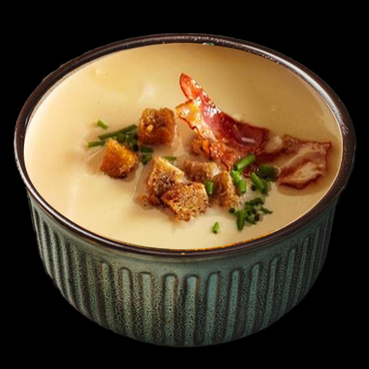Supa crema de Usturoi cu bacon