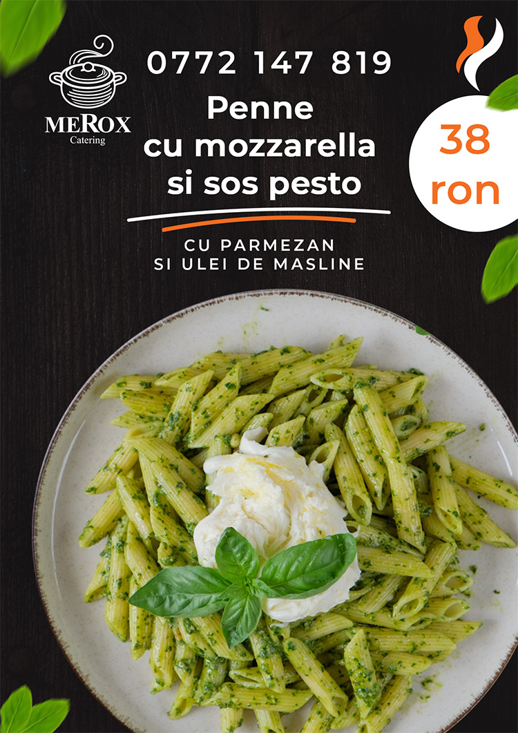 Penne cu sos Pesto