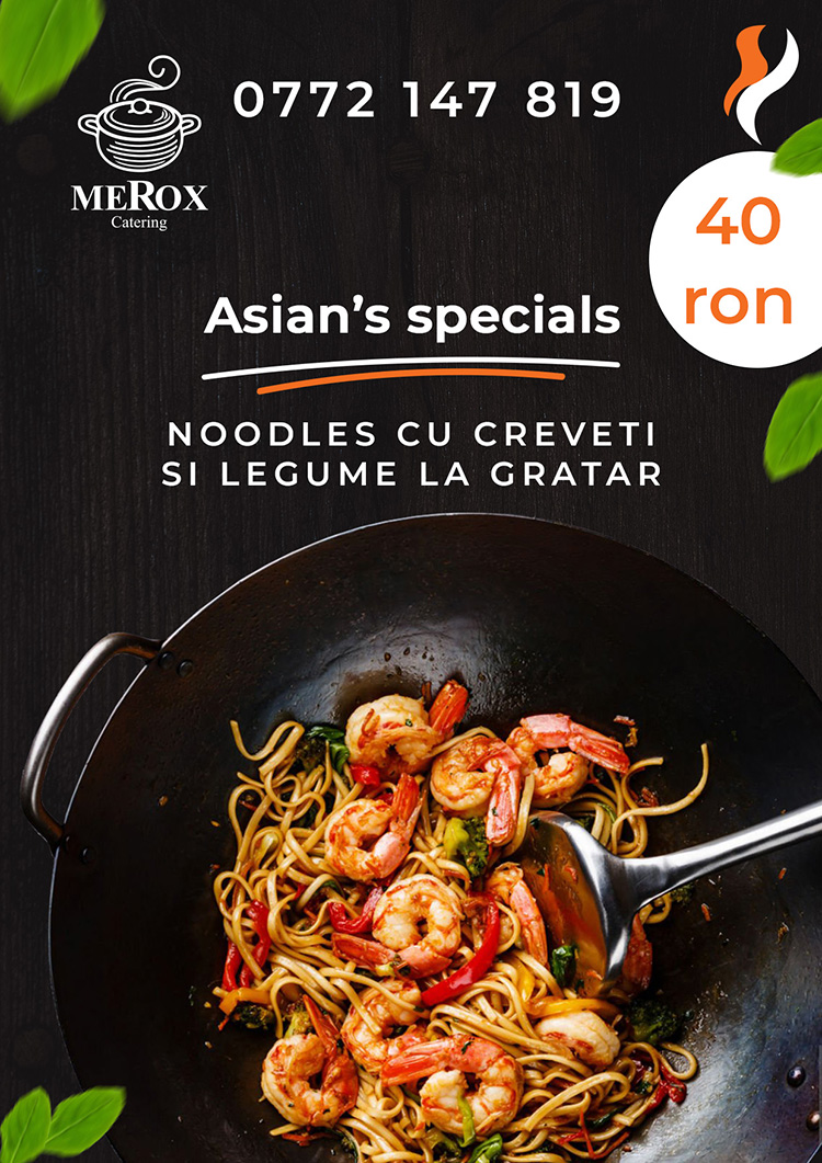Noodles cu creveți