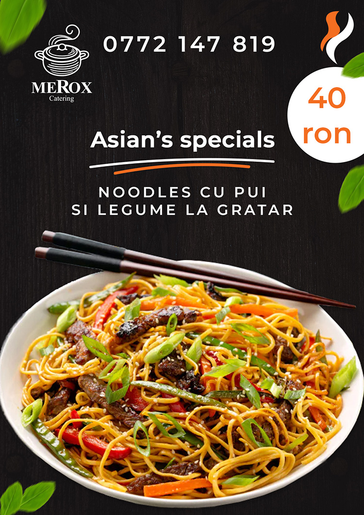 Noodles cu pui